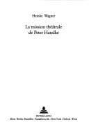Tapa de La mission théâtrale de Peter Handke