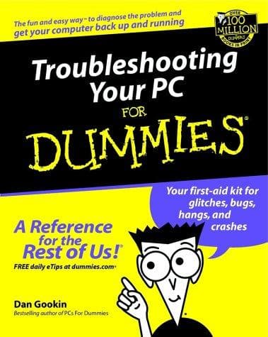 Tapa de Troubleshooting Your PC for Dummies