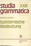 Tapa de Epistemische Bedeutung (Studia Grammatica)
