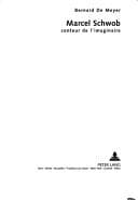 Tapa de Marcel Schwob, Conteur de I'imaginaire