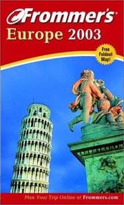 Tapa de Frommer's Europe 2003