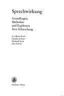 Tapa de Sprechwirkung