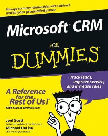 Tapa de Microsoft CRM for dummies