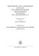 Tapa de Griechische Und Lateinische Quellen Zur Fruehgeschichte Mitteleuropas Bis Zur Mitte DES 1. Jahrtausends U.Z. (Schriften Und Quellen Der Alten Welt)