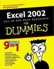 Tapa de Excel 2002 All-in-One Desk Reference for Dummies