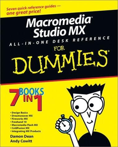 Tapa de Macromedia Studio MX