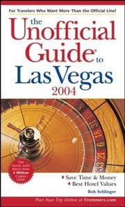 Tapa de The unofficial guide to Las Vegas 2004