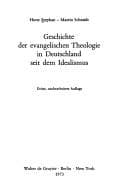 Tapa de Geschichte der evangelischen Theologie in Deutschland seit dem Idealismus