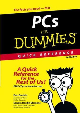 Tapa de PCs for Dummies Quick Reference, Second Edition