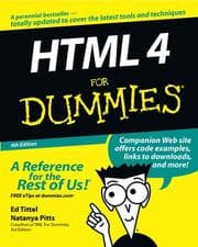 Tapa de HTML 4 for dummies, 4th edition