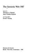 Tapa de The Semiotic Web 1987 (Approaches to Semiotics)