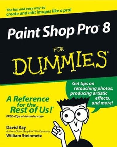Tapa de Paint Shop Pro 8 for dummies