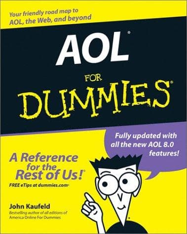 Tapa de AOL for dummies