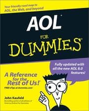 Tapa de AOL for dummies