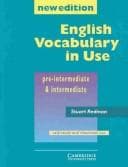Tapa de English Vocabulary in Use. pre- intermediate & intermediate
