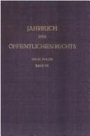 Tapa de Jahrbuch des Offentlichen Rechts der Gegenwart. Neue Folge