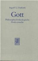 Tapa de Gott. Philosophisch-theologische Denkversuche