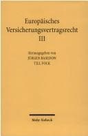 Tapa de Europäisches Versicherungsvertragsrecht