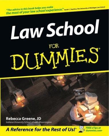 Tapa de Law school for dummies