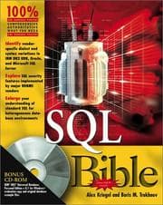 Tapa de SQL bible