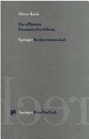 Tapa de Das effiziente Finanzstrafverfahren