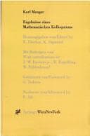 Tapa de Karl Menger