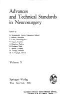 Tapa de Advances and Technical Standards in Neurosurgery