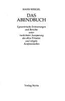 Tapa de Das Abendbuch