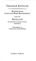 Tapa de Wanderungen durch die Mark Brandenburg, 8 Bde., Bd.3, Havelland