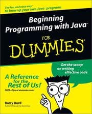 Tapa de Beginning programming with Java for dummies