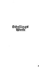 Tapa de Schellings Werke