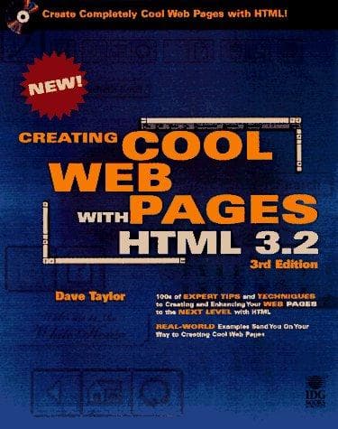 Tapa de Creating cool HTML 3.2 Web pages
