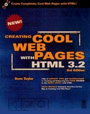 Tapa de Creating cool HTML 3.2 Web pages