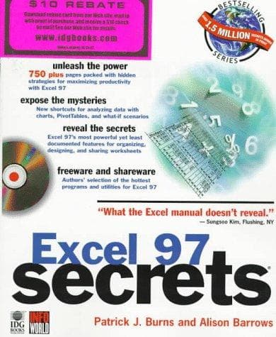 Tapa de Excel 97 secrets