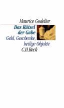Tapa de Das Rätsel der Gabe. Geld, Geschenke, heilige Objekte