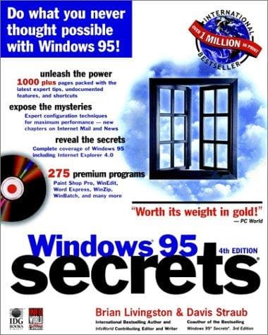 Tapa de Windows 95 secrets