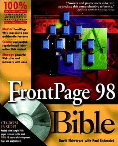 Tapa de FrontPage 98 bible