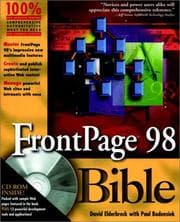 Tapa de FrontPage 98 bible