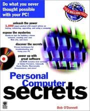 Tapa de Personal Computer Secrets (... Secrets (IDG))