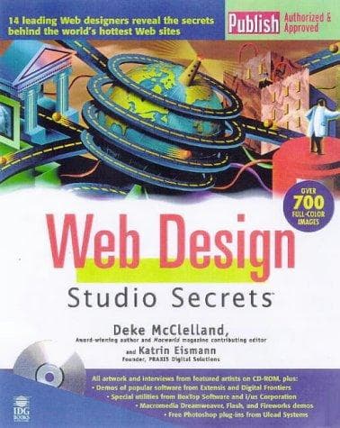 Tapa de Web design studio secrets