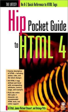 Tapa de The hip pocket guide to HTML 4