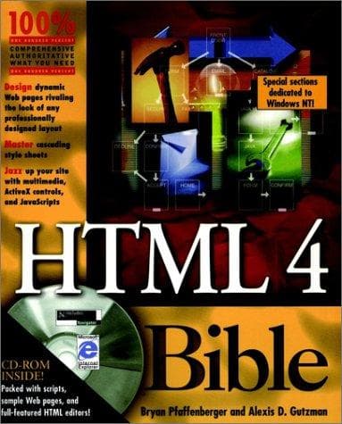 Tapa de HTML 4 bible