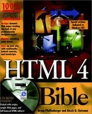 Tapa de HTML 4 bible