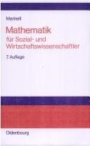 Tapa de Mathematik für Sozial- und Wirtschaftswissenschaftler