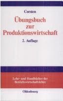 Tapa de Übungsbuch zur Produktionswirtschaft