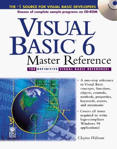 Tapa de Visual Basic 6 master reference