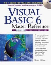 Tapa de Visual Basic 6 master reference