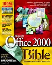 Tapa de Microsoft Office 2000 bible
