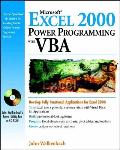 Tapa de Microsoft® Excel 2000 Power Programming with VBA