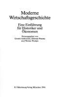 Tapa de Moderne Wirtschaftsgeschichte. Eine Einführung für Historiker und Ökonomen